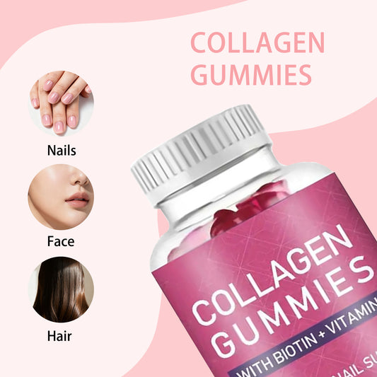 Collagen Gummies With Vitamin Biotin Collagen Gummies For Skin Whitening Vitamin c Collagen Gummies