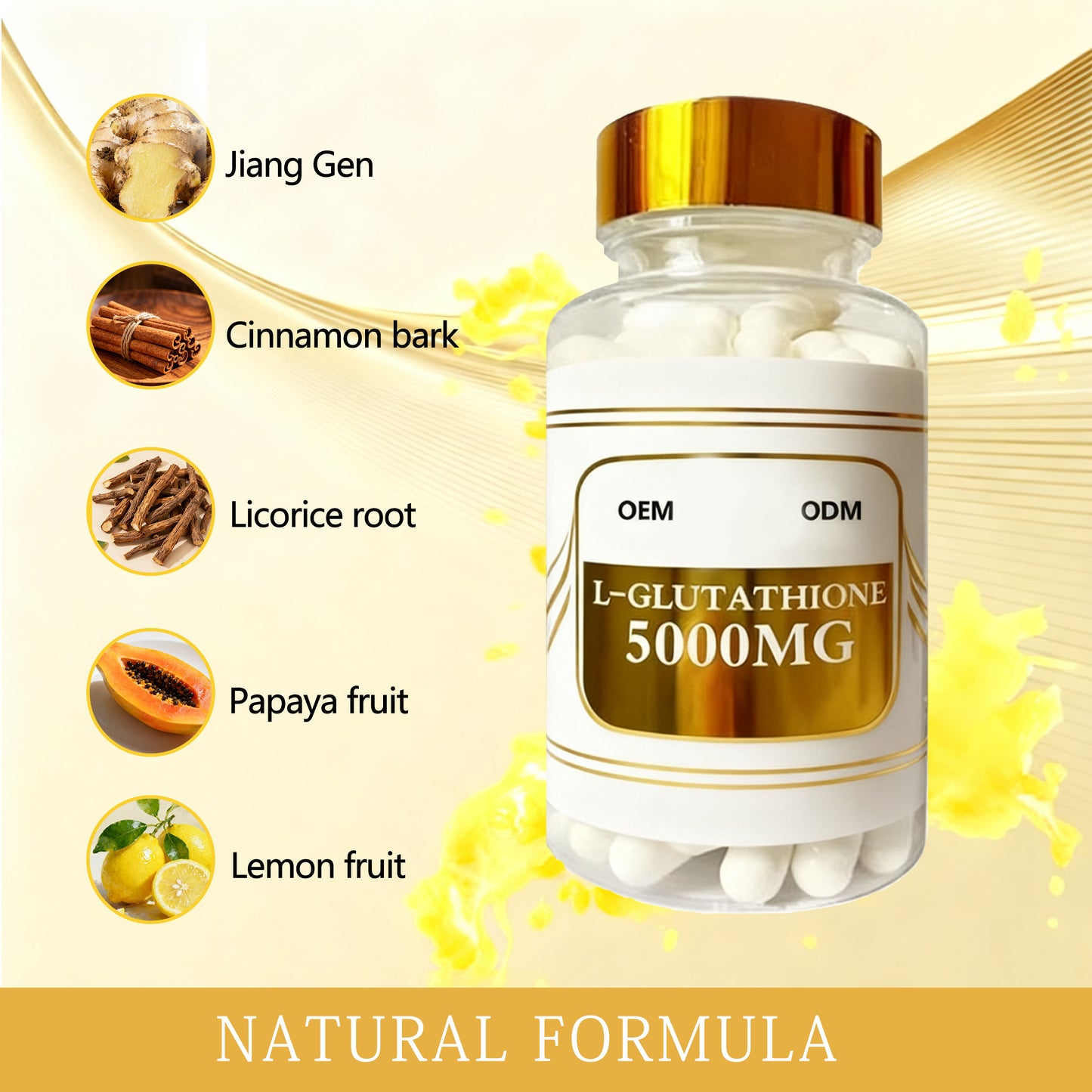 Beauty Products Collagen Gummy Candy Skin Care Supplement Collagen Glutathione Collagen Vitamin C Skin Whitening Capsules