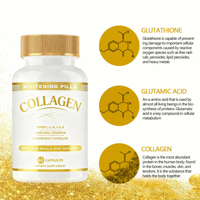 Oem Marine Collagen Capsules Vitmain C Private Label Brightening Collagen Capsules Collagen Capsules
