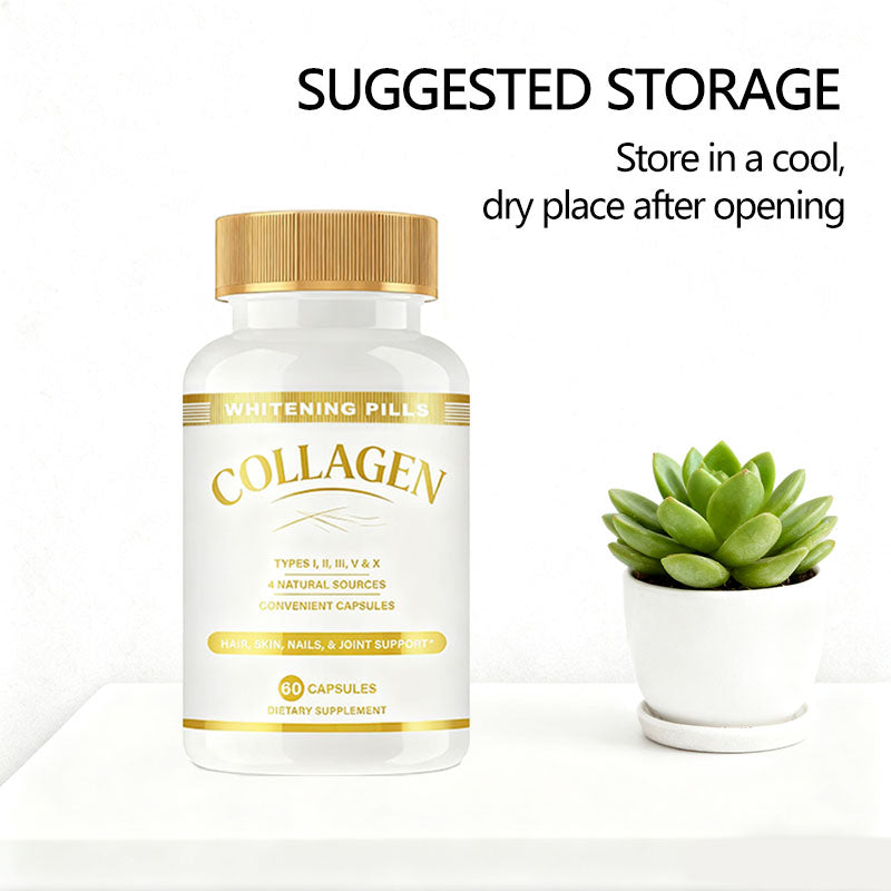 Oem Marine Collagen Capsules Vitmain C Private Label Brightening Collagen Capsules Collagen Capsules