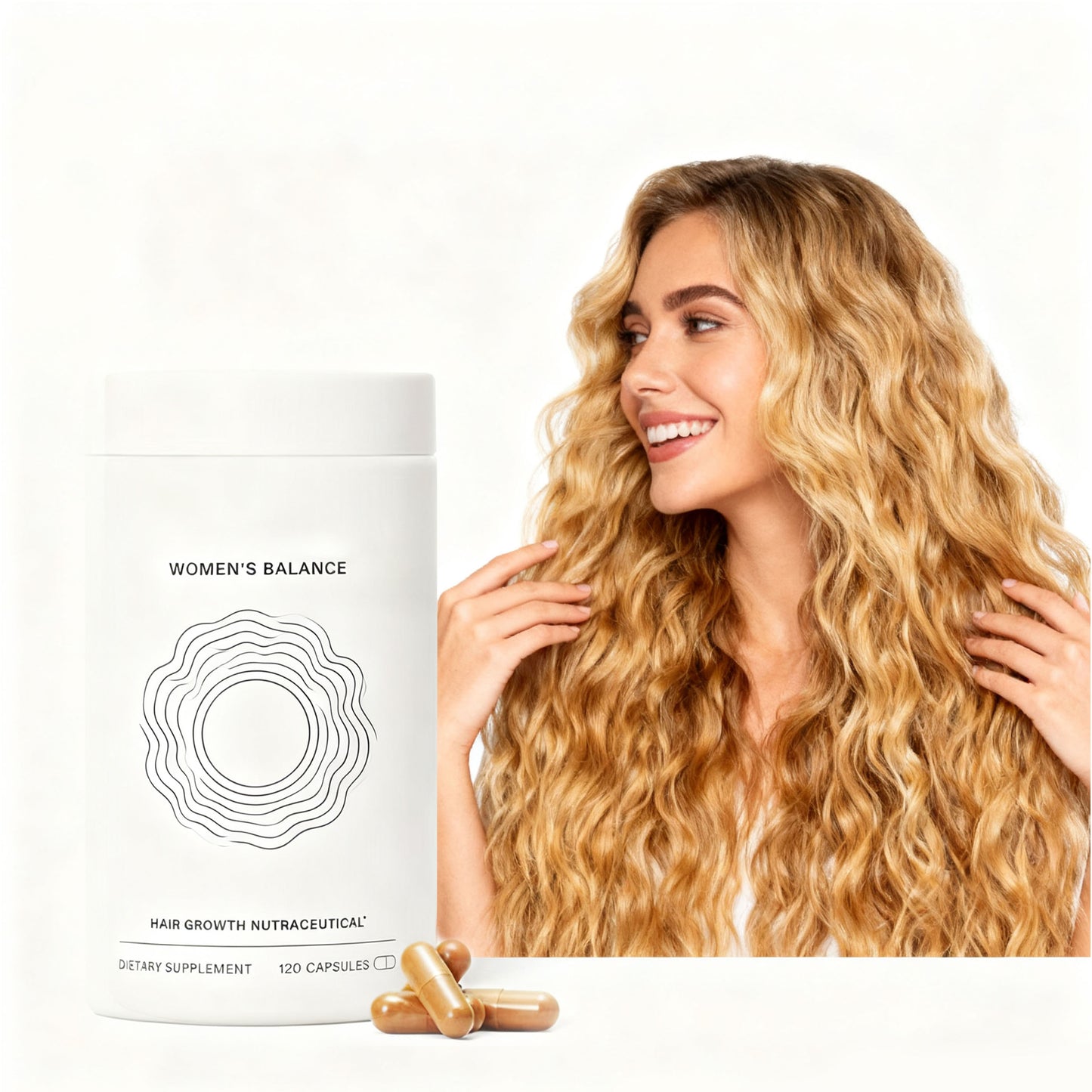 ODM OEM Women's Balance Hair Capsule Women's Hair Growth Supplement Thicker And Stronger Hair