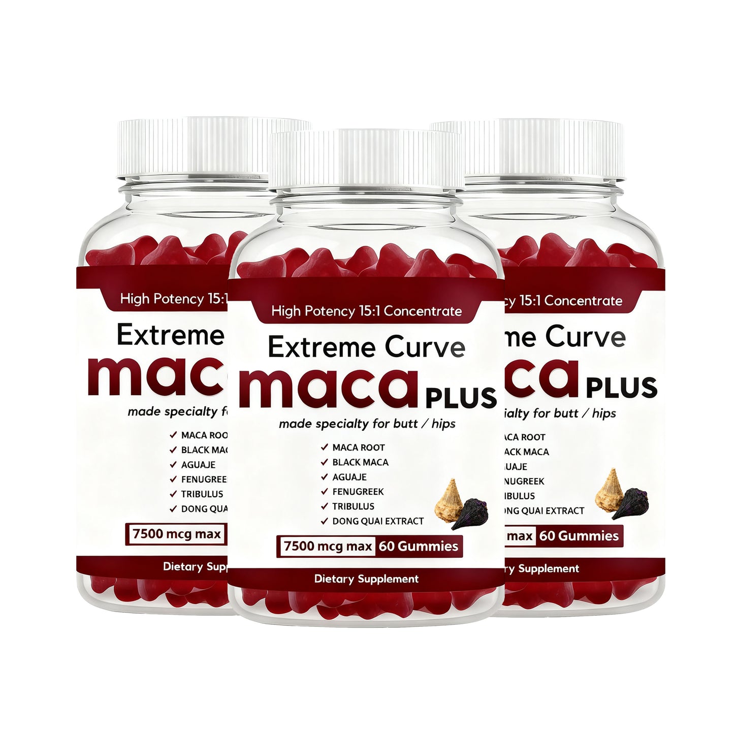 OEM Activated Maca Capsules Female Charm Curve Shaping Herbal Supplements Reshapes Confident Buttocks Line for Ultimate Body