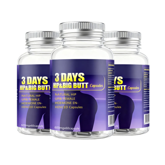 100% Natural Hip Big Butt Enlargement Pill Maca Bigger Buttocks Enhance Firmness and Wider Hips Lift Butt Capsule