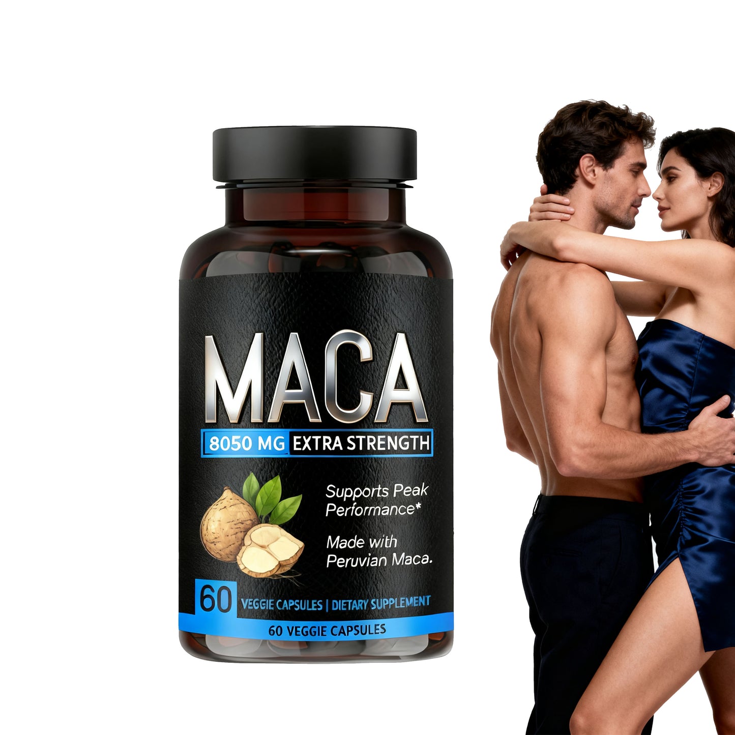 Men Power Herbal Supplement Maca Energy Booster Strong Energy Tablet Capsules Maca Root Capsules For Men